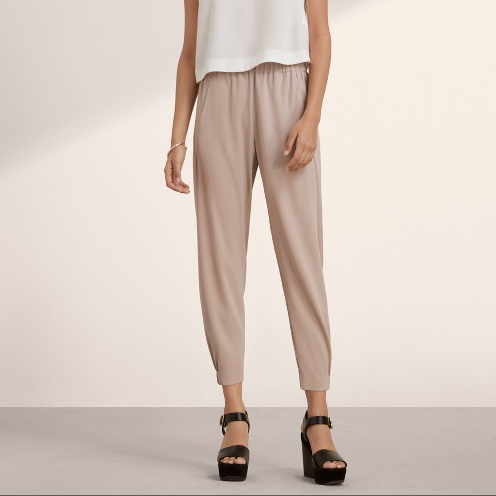 Aritzia Babaton Dexter Pants/Blush/Medium